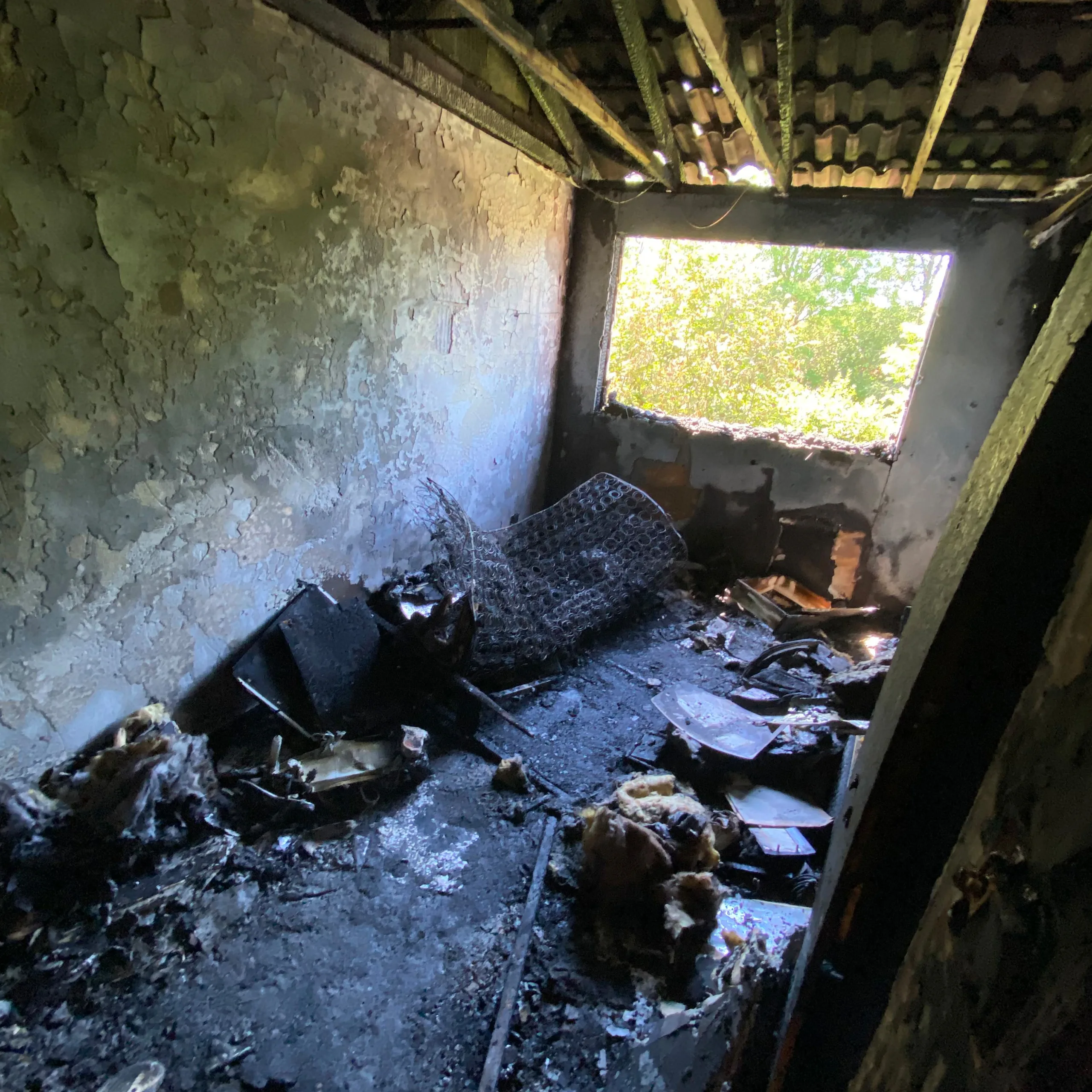 Fire damage Oxygen Rich