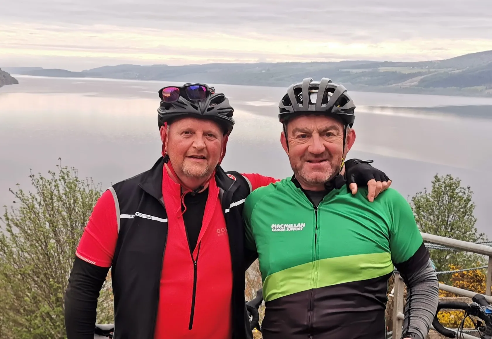Joe&Shaun-CharityCycle Joe McGuigan with friend Shaun who will be joining him for the charity cycle from Vietnam to Cambodia.