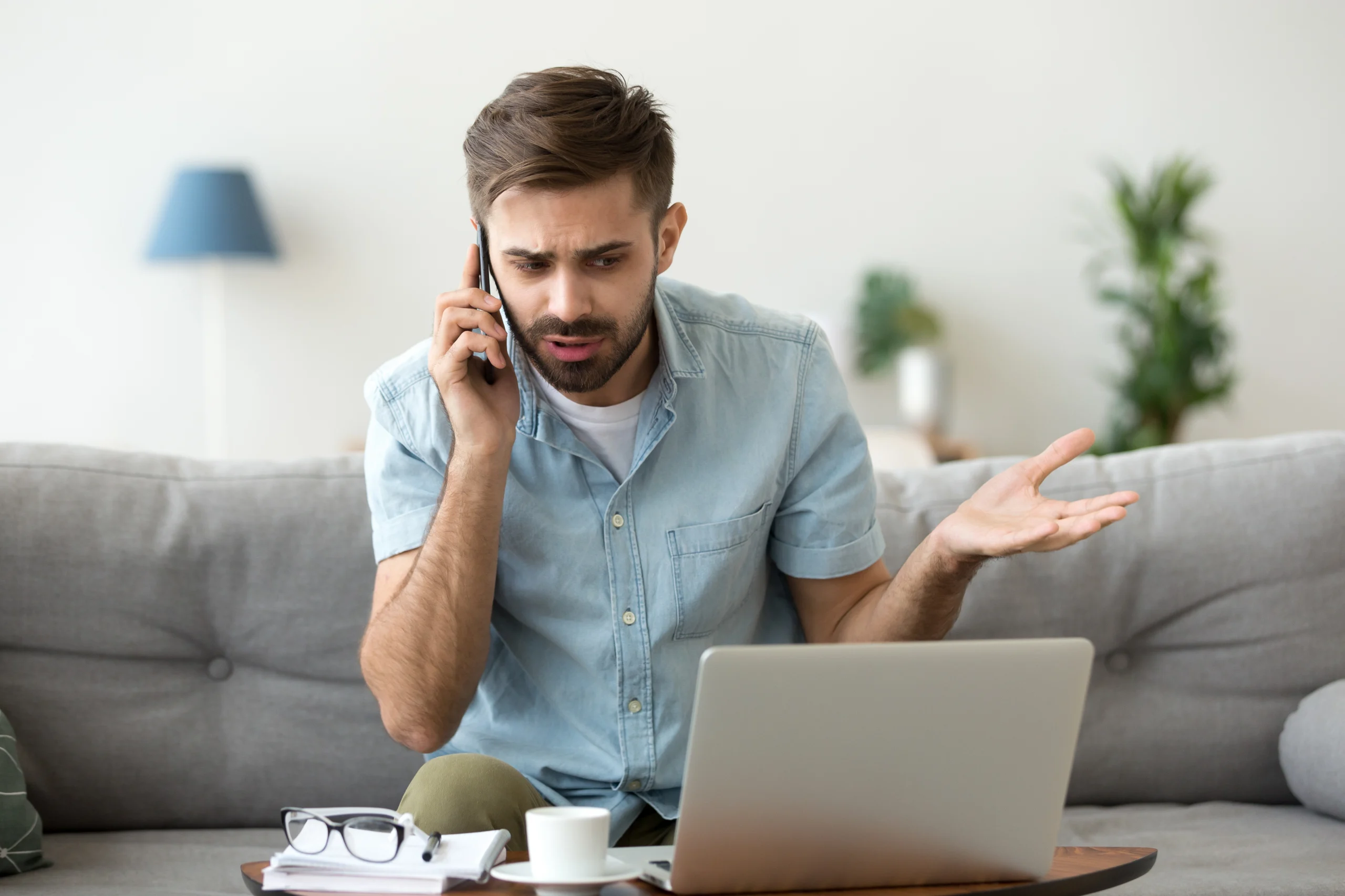 Loss-Adjuster-Phone-Call